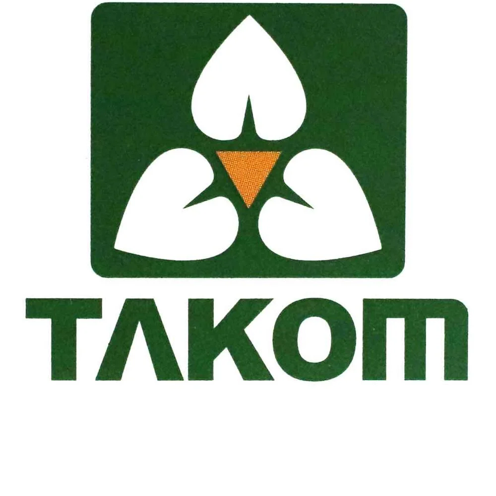 The logo of the Takom Model kit company headquartered in China