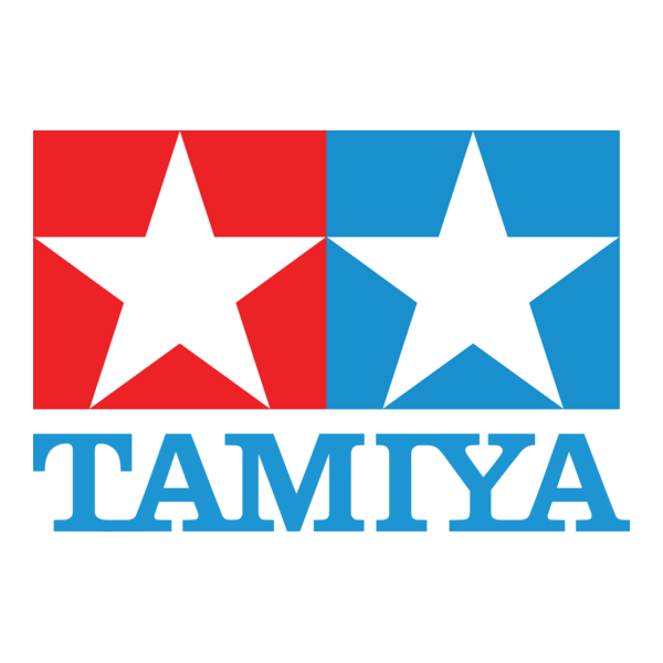 The logo of the Tamiya Model Company